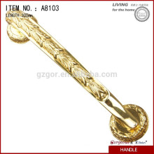 new type wood embedded cabinet door pull handle